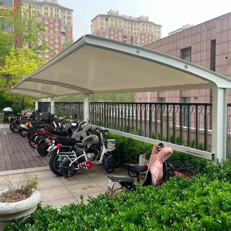 永城市膜结构电动车棚